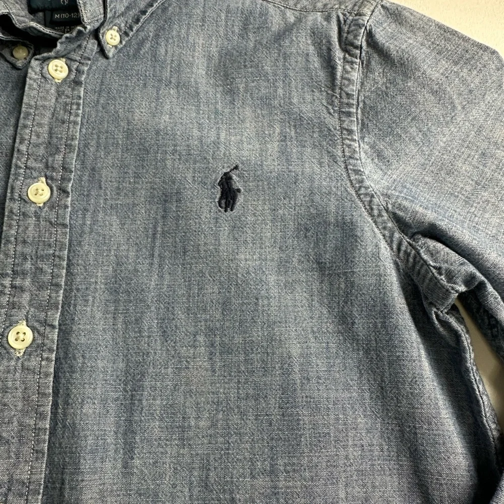 Ralph Lauren boys size‎ 10/12 long sleeve button-down shirts, bundle of two